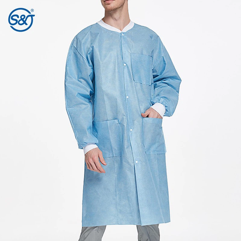 disposable lab coats with pockets